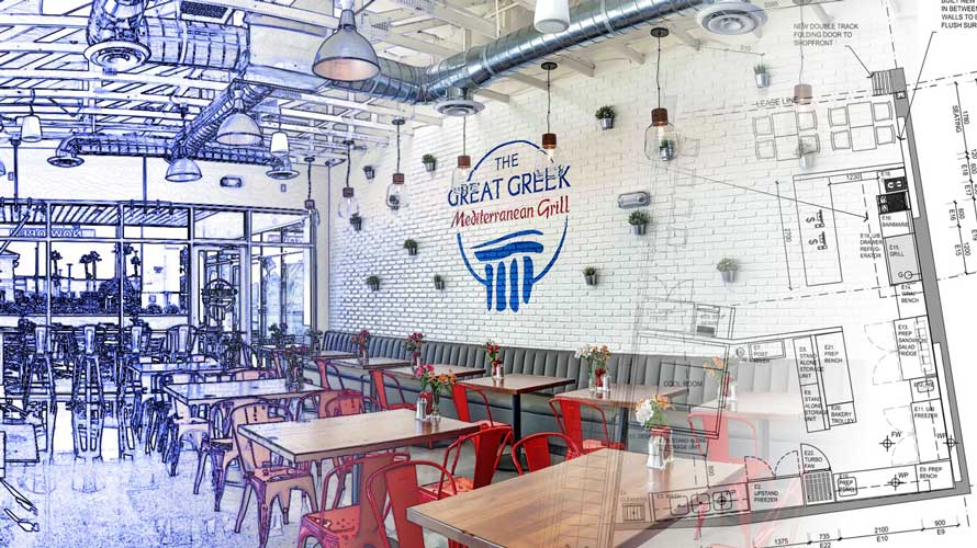 The Great Greek Mediterranean Grill restaurant concept